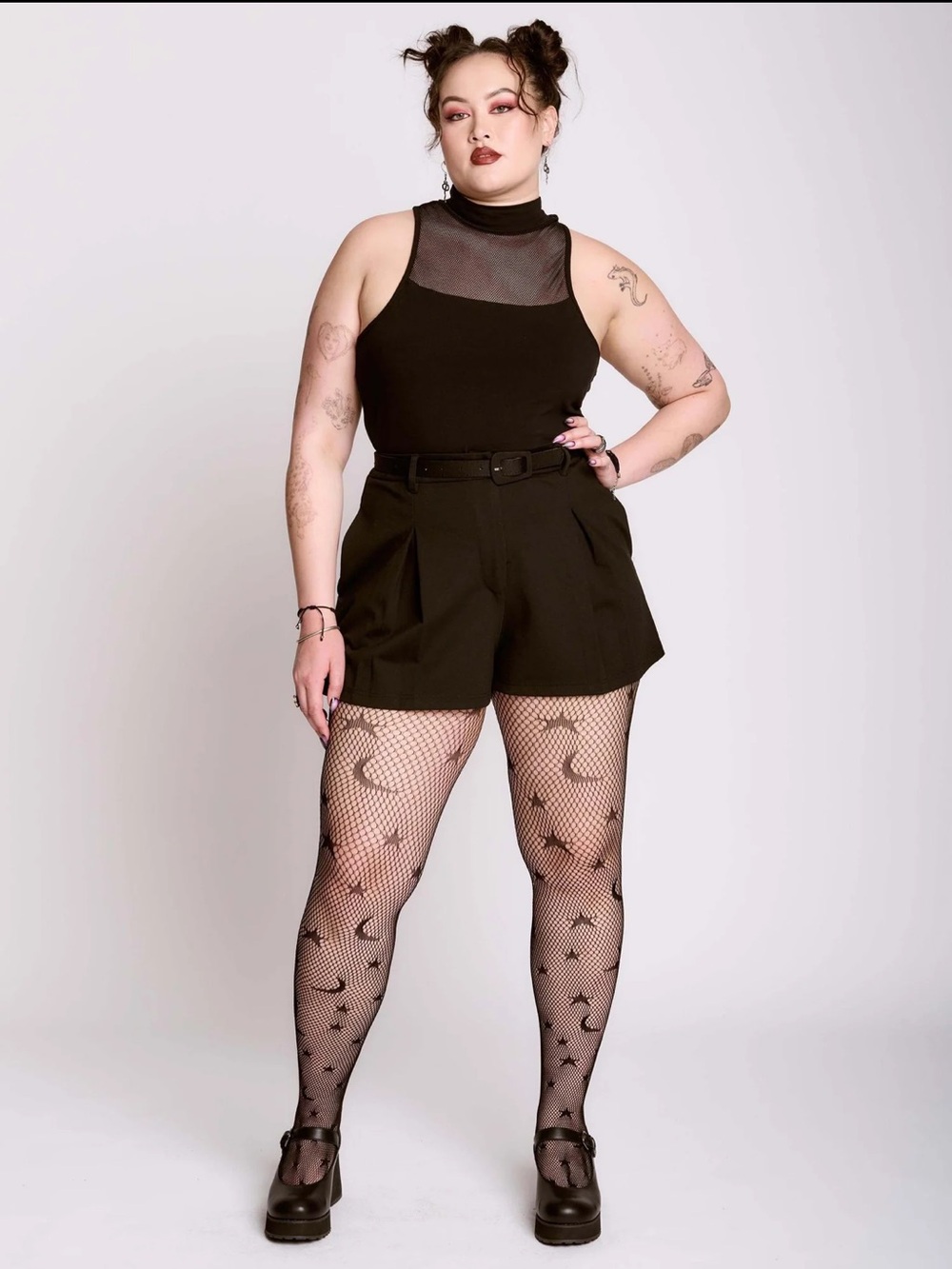 BRAND NEW- Fish Net Mock Tank by Midnight Hour